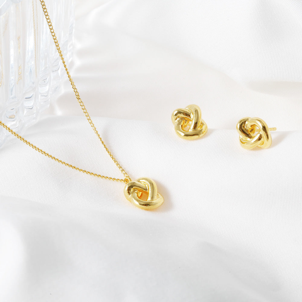 Love Knot Infinity Necklace