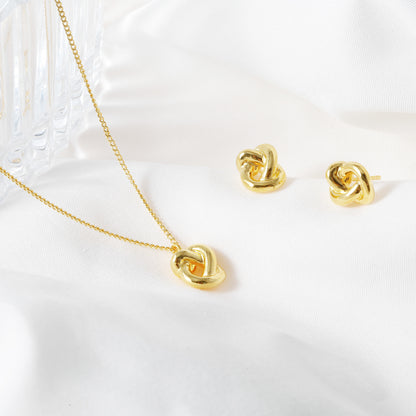 Love Knot Infinity Necklace