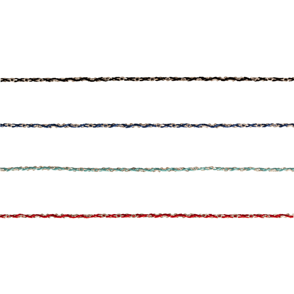 Color Thread 925 Silver Chain Bracelet