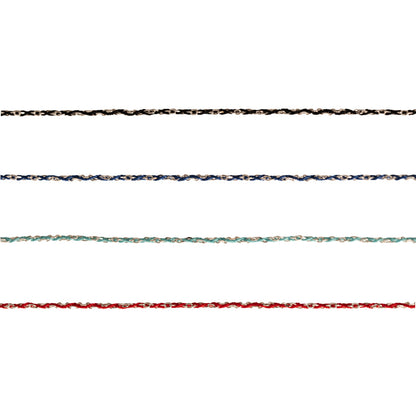 Color Thread 925 Silver Chain Bracelet