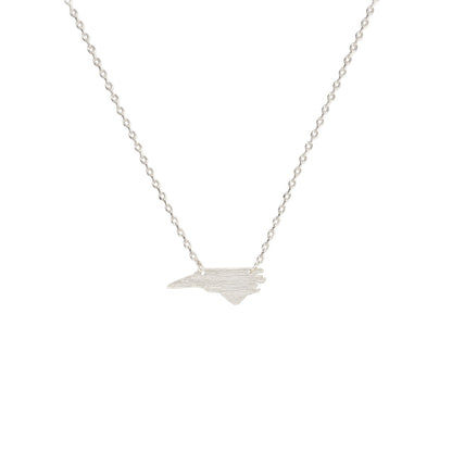 North Carolina State Map Necklace