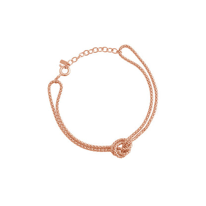 Cord 2 Chains Multi Style Bracelet
