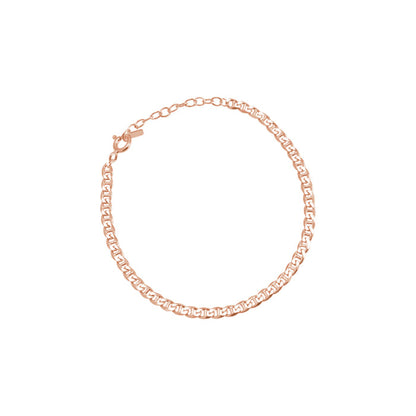 Anchor Chain 925 Silver Bracelet