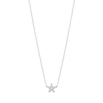 Five Leaves Flower CZ Necklace