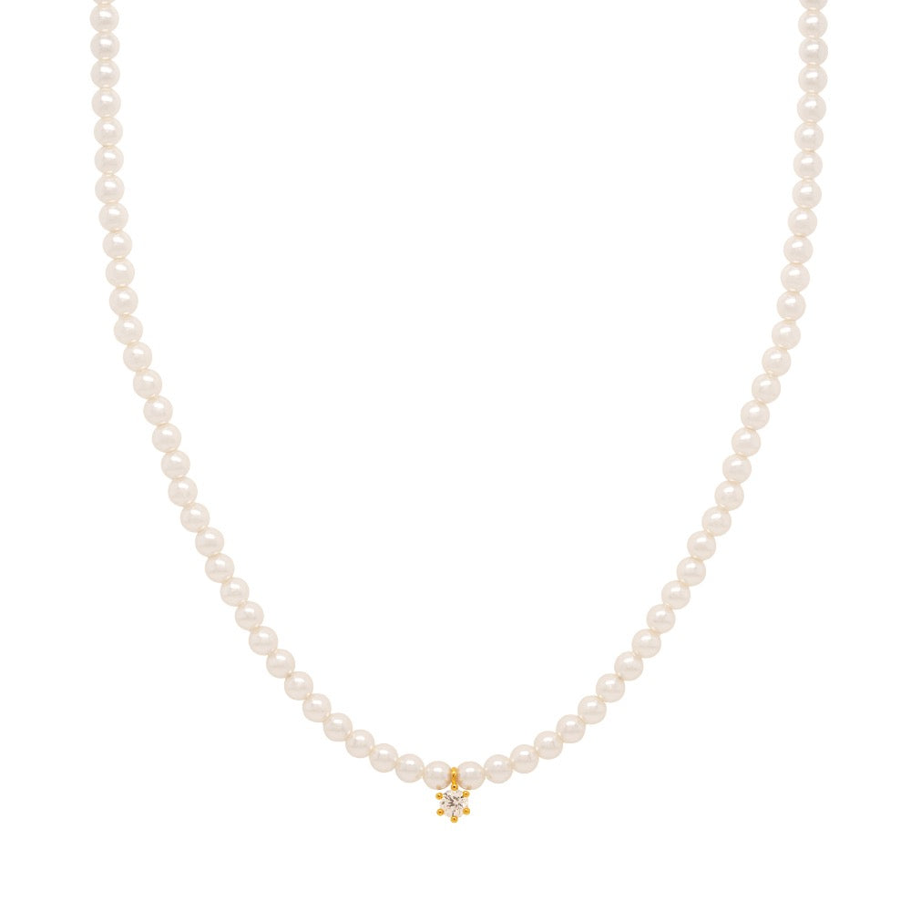 Freshwater Pearl 925 Silver CZ