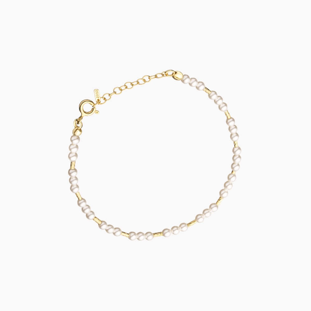 Freshwater Pearl Station 925 Bracelet