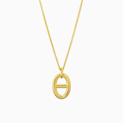 Pig Nose Pendant Long Chain Necklace