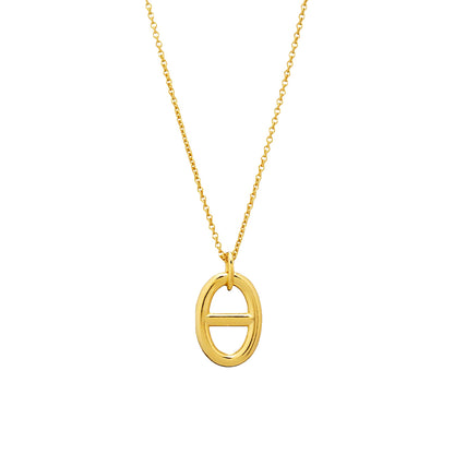 Pig Nose Pendant Long Chain Necklace