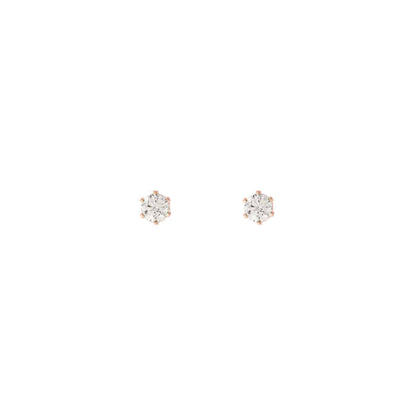 Cubic Zirconia 3mm 925 Silver Stud Earrings