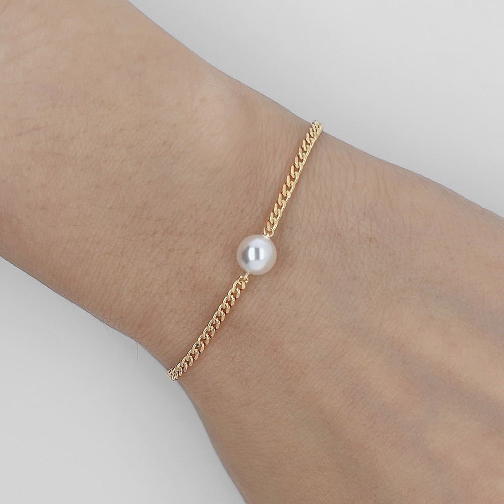 Freshwater Pearl Vine Chain Bracelet