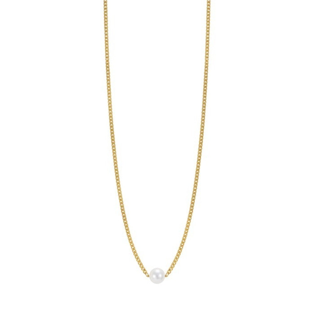 Freshwater Pearl Vine Chain Choker Necklace