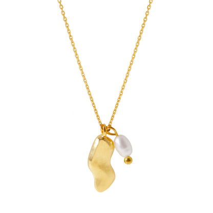 Kidney Bean with Tiny Pearl Necklace