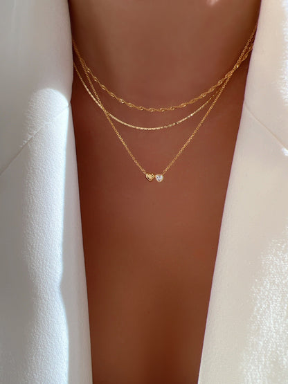 Thin Box Chain Choker 925 Necklace