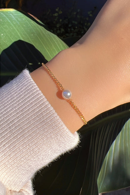 Freshwater Pearl Vine Chain Bracelet