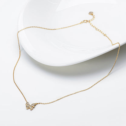 Butterfly Cubic Zirconia 925 Necklace