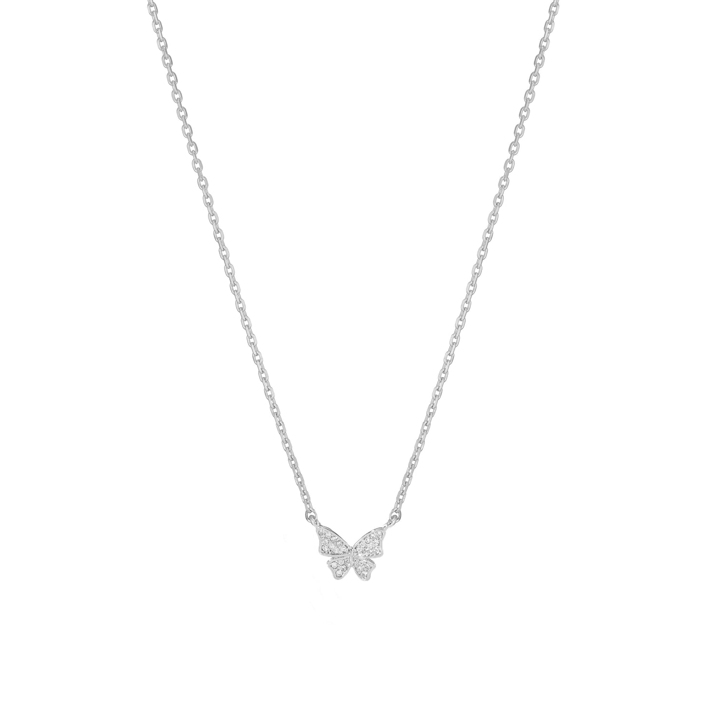Butterfly Cubic Zirconia 925 Necklace