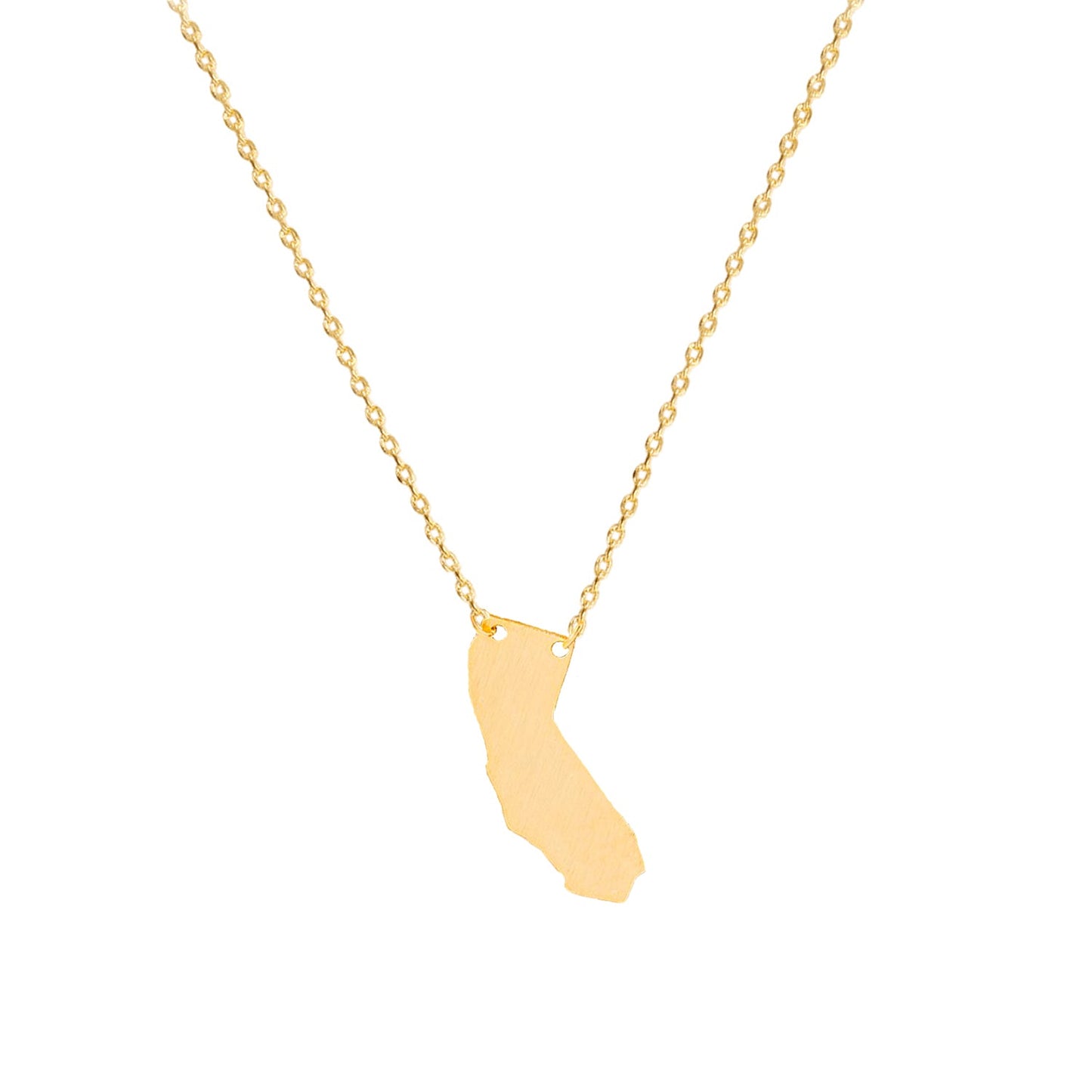 California State Map Necklace