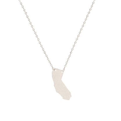 California State Map Necklace
