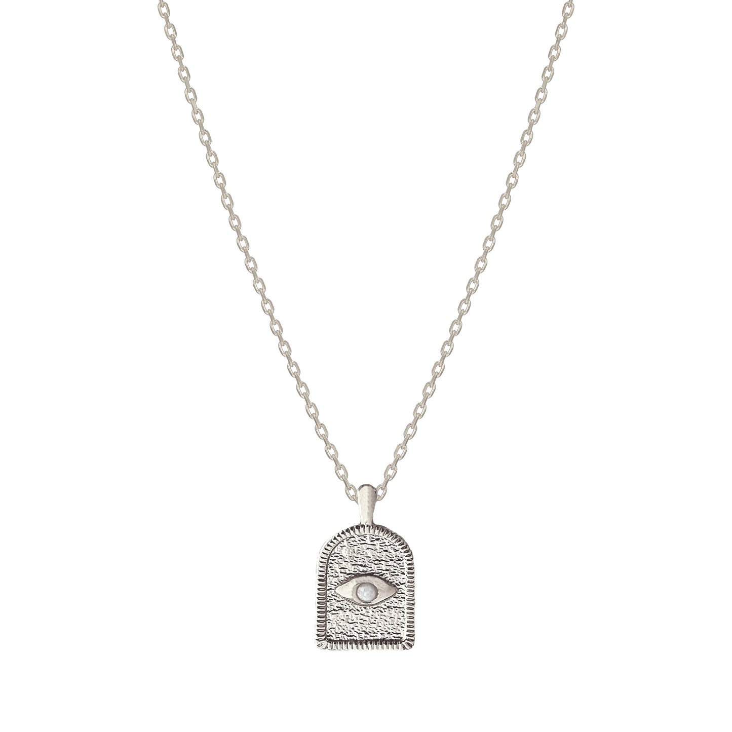 Arch Dorm Hamsa Eye Charm Necklace