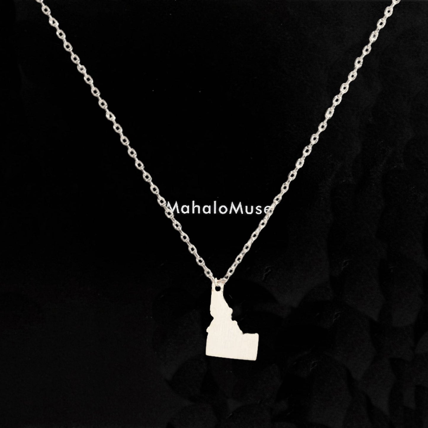 Idaho State Map Necklace