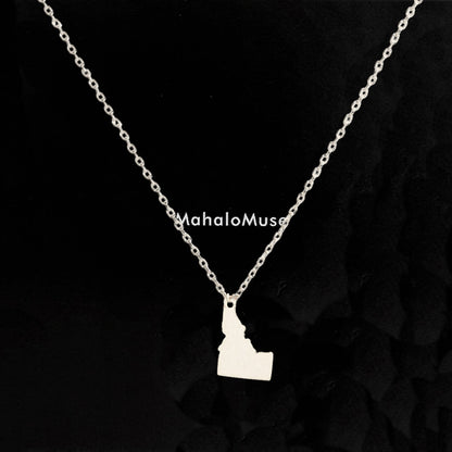 Idaho State Map Necklace