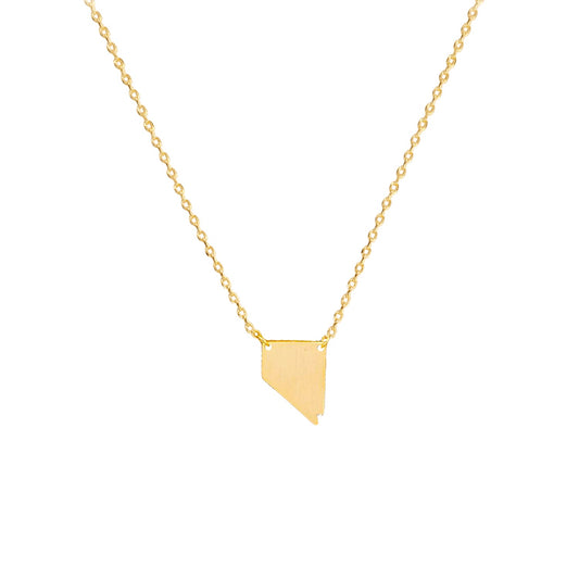 Nevada State Map Necklace