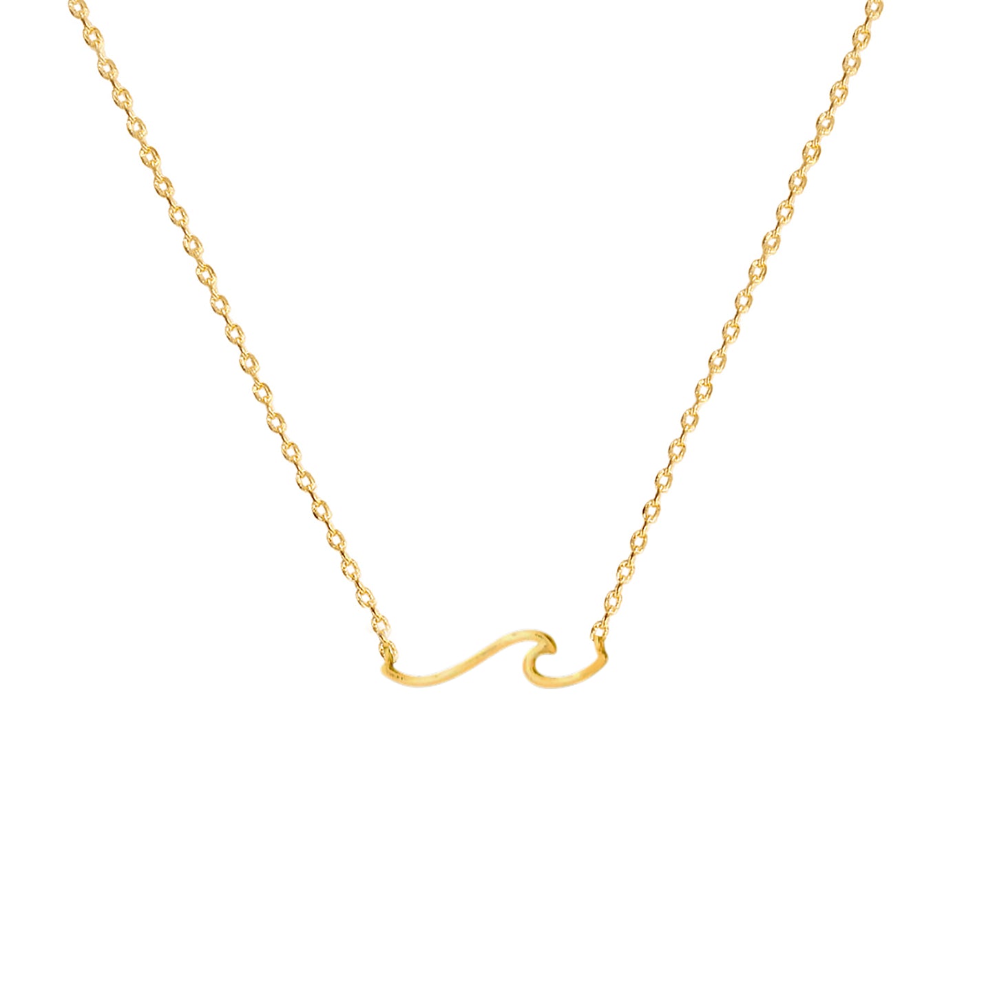 Beach Wave Pendant Necklace